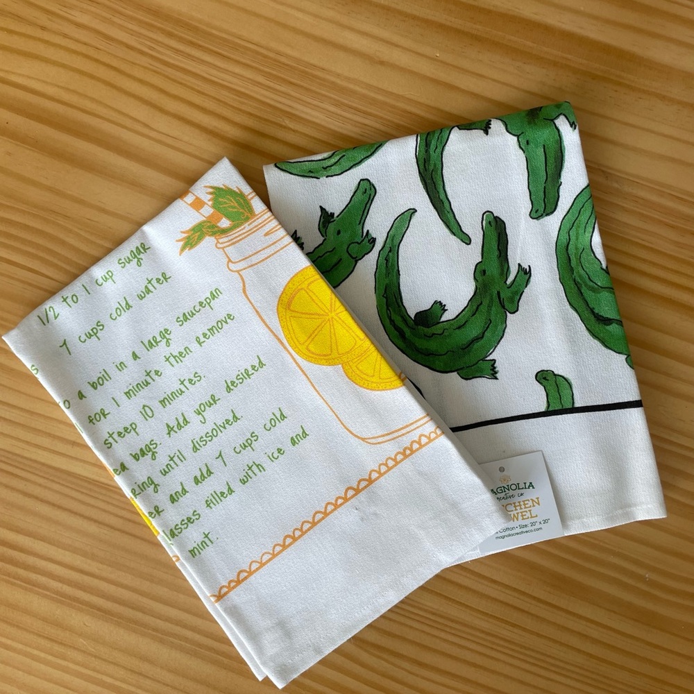 2 NEW Cotton Dish Towels